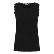 Cream Top Ribba črna