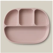 INTERBABY SILIKONSKI TANJUR S POKLOPCEM - DARK PINK