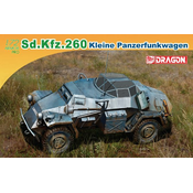 Model Kit vojni 7446 - Sd.Kfz.260 KLEINER PANZERFUNKWAGEN (1:72)