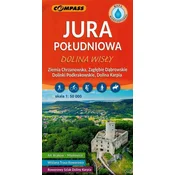 shumee Južna Jura, dolina Visle 1:50.000. Plastificiran turistični zemljevid. Izdaja 2024. Kompas.