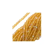 Ceške perle polirane 4mm topaz AB