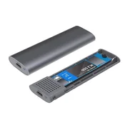 CoreParts ohišje USB 3.2 Type-C za M.2 PCIe NVMe/SATA SSD diske (brez orodja), MSUB3304