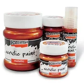 Akrilna barva kovinska - 50 ml - Metalik akrilna barva - 50 ml - Medenina