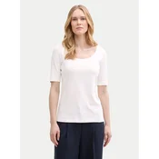 Tom Tailor Majica 1045541 Bela Regular Fit