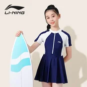 Li-Ning Jednodelni kupaci kostim za devojcice, Teget