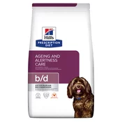 Hills Prescription Diet b/d Ageing Care suha hrana za pse s piščancem - Varčno pakiranje: 2 x 12 kg