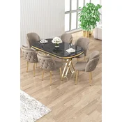 Hanah Home Trpezarijski set, 7 komada, Bež