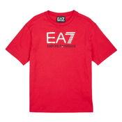 Emporio Armani EA7 Majice s kratkimi rokavi VISIBILITY TSHIRT Rdeča