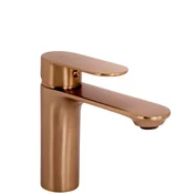 REA Drop Mešalnik za umivalnik Brush Copper low