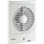 Pravokotni aksialni kopalniški ventilator Forte 100 mm, časovna izvedba