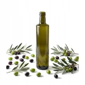 shumee Dorica 750ml steklenica za olivno olje, tinkture, vino, temno steklo, 0,75 l