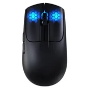 Bežicni gaming miš Attack Shark X5 TriMode/Superlight/LongBattery/RGB Click/Ergonomic/Black