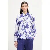 Calvin Klein Srajca LV044F123G Modra Relaxed Fit