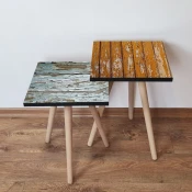 Hanah Home Set klub stocica 2Shp516, 2 komada, Šareni