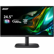 Acer EK251QEB Monitor, 24.5”, FHD, IPS, 100Hz, AMD FreeSynC, VESA, Crni