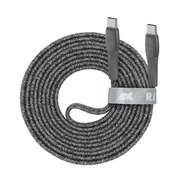 USB kabel, USB-C na USB-C, 2,1 m, RIVACASE PS6105 GR21, sivi 4260403579640