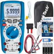 slomart PeakTech 3442 True RMS Multimeter, 60000 števcev, CAT III 1000V, Bluetooth