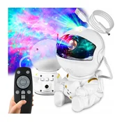 LED RGB projektor LED/5W/5V astronavt + daljinski upravljalnik