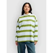 Quiksilver Hutton Long Sleeve Polo calliste green polo strps