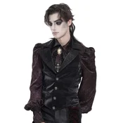Moški telovnik DEVIL FASHION - Ashen Vael - črn - WT10301