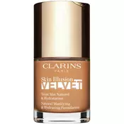 Clarins Skin Illusion Velvet tekoči puder z mat finišem z hranilnim učinkom odtenek 113C 30 ml