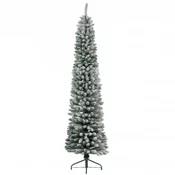 Novogodišnja jelka Snowy Pencil Pine 120cm ZELENO BELA