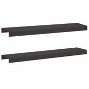vidaXL Pokrivni profil za vrtno obrobo 2 kos 100 x 20 x 5 cm Jeklo