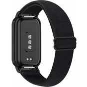GS Najlonski pašček za Xiaomi Redmi Smart Band 2/Xiaomi Smart Mi Band 8 Active, črne barve