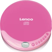 LENCO prenosni CD predvajalnik CD-011, roza