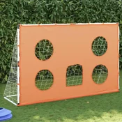 Djecji nogometni gol s podlogom za metu i loptom 182x62x118 cm