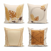 Narancasto-bež jastucnice u setu 4 43x43 cm - Minimalist Cushion Covers