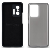 JUST IN CASE Set dve maske za telefon Mi 11T/11T pro 128GB Extra case MIX PLUS crna i siva