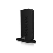 ICY BOX IB-DK2252AC Wired USB 3.2 Gen 1 (3.1 Gen 1) Type-C Black