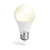 HAMA WLAN LED lampa, E27, 10W, prigušiva, žarulja, za glasovno upravljanje / upravljanje aplikacijama, bijela