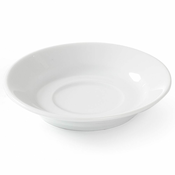 PRO Skodelica za čaj in kavo s krožnikom OPTIMA beli porcelan dia. 115 mm komplet 12 kosov. - Hendi 770979