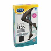 Scholl light legs kompresivne carape 20 DEN, crne, L