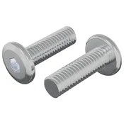 Vidaxl Vijak 2 szt. srebrna 8 x 25 mm Jeklo