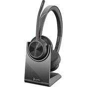 HP Poly Voyager 4320 Microsoft Teams Certified USB-A Headset +BT700 dongle Slušalke z mikrofonom Žična in Brezžična Pisarna/klicni center USB vrsta-A Bluetooth Črna