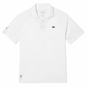 Muški teniski polo Lacoste x Daniil Medvedev Ultra-Dry Tennis Polo - white