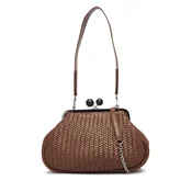 Ročna torba Weekend Max Mara Kaere 2625516074 Rjava