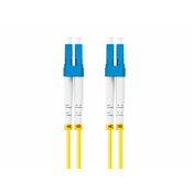 Lanberg optični povezovalni kabel SM LC/UPC-LC/UPC duplex 3m LSZH G657A1 premer 3mm, rumena barva