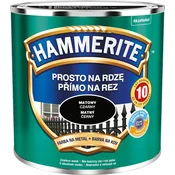 Hammerite barva za kovino Straight to Rust, mat črna 0,25 l