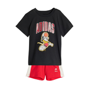 ADIDAS SPORTSWEAR Športna trenirka Disney Micky Maus temno oranžna/rubin rdeča/črna/bela