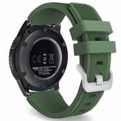 BStrap Huawei Watch GT 42mm Silicone Sport pašček, Dark Green