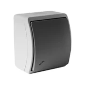 shumee Nadometno stikalo za stopnišče 10A 250V IP44 jesen/grafit 153-08 DV 8233