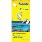 Michelin Karte Korsika