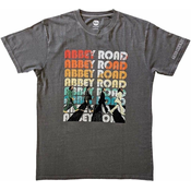The Beatles Majica Abbey Stacked Unisex Charcoal Grey S
