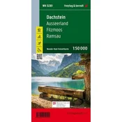 shumee Dachstein, Inneres Salzkammergut, Ausseerland, Filzmoos. Turistična karta WK 0281. Freytag & Berndt