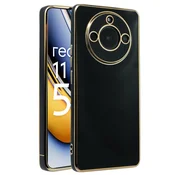 GS Ovitek za Realme 11 Pro 5G/Pro+ 5G, Glamour CamShield, črn