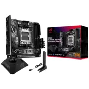ASUS ROG STRIX X870-I GAMING WIFI AM5 mini-ITX gaming matična ploča - AMD X870 2xDIMM DDR5 2xM.22 2xSATA PCIe 5.0 2,5 Gb Ethernet WiFi 7 + Bluetooth 1xHDMI 2xUSB4 priključci od 40 Gbps (USB Type-C) s Aura Sync 90MB1IW0-M0EAY0